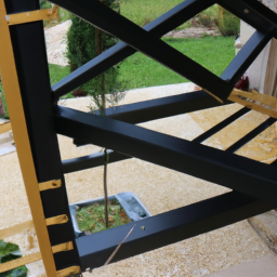 Création de pergola avec toiture véranda en PVC Guidel